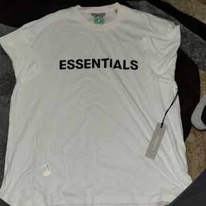 Essentials Fear of God White T Shirt
